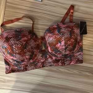 Colorful Patterned Women's Bra